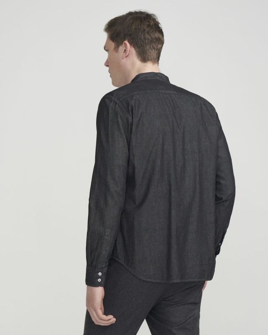 Windproof Holebrook | Helge Collarless Shirt