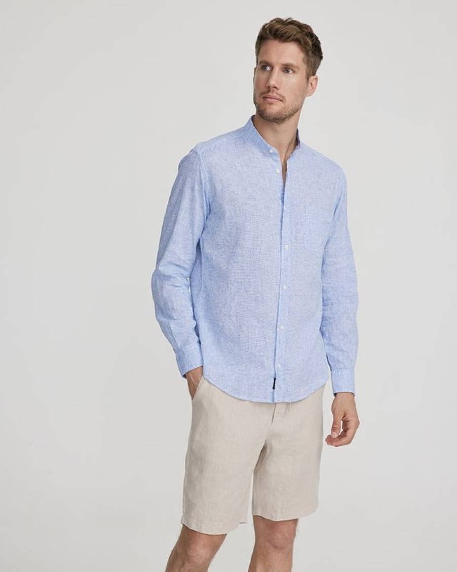 Windproof Holebrook | Dag Collarless Shirt