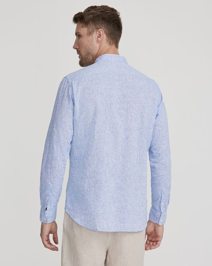 Windproof Holebrook | Dag Collarless Shirt