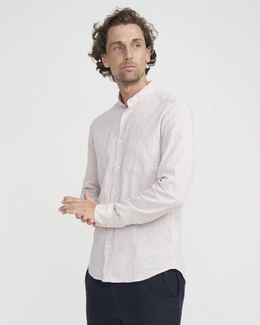 Windproof Holebrook | Dag Collarless Shirt