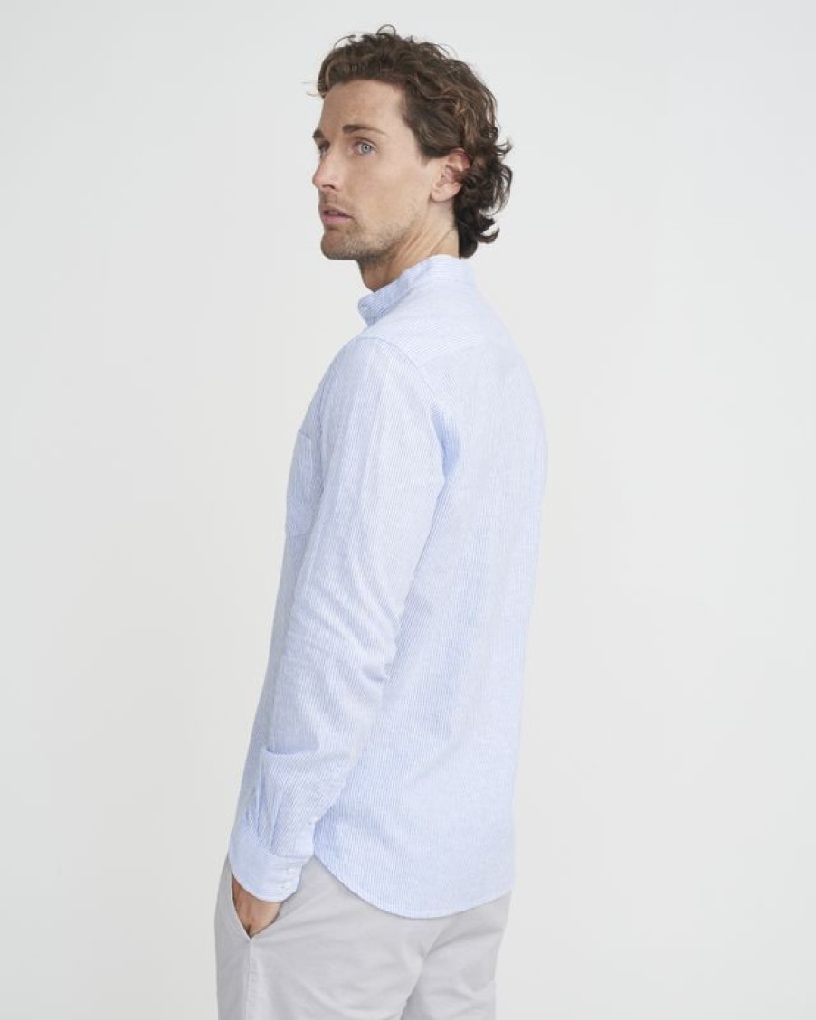 Windproof Holebrook | Dag Collarless Shirt